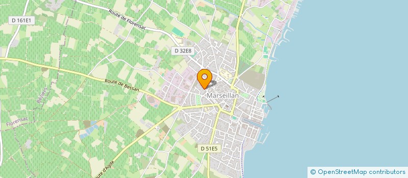 localisation de l'entreprise MONSIEUR NICOLAS ALBALAT à MARSEILLAN