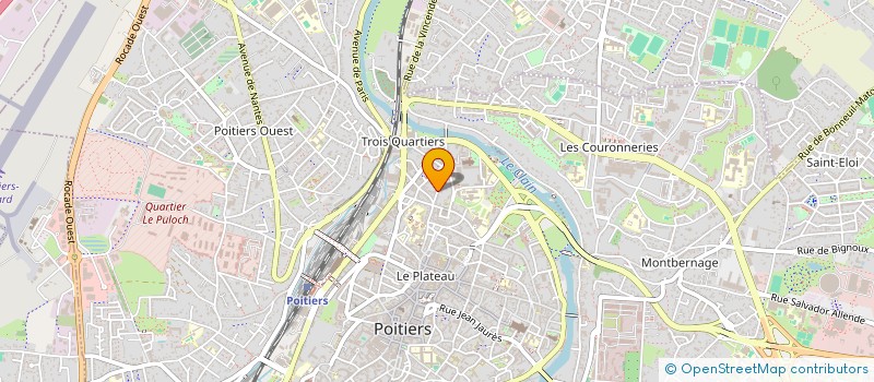 localisation de l'entreprise MONSIEUR NICOLAS ALBIN à POITIERS