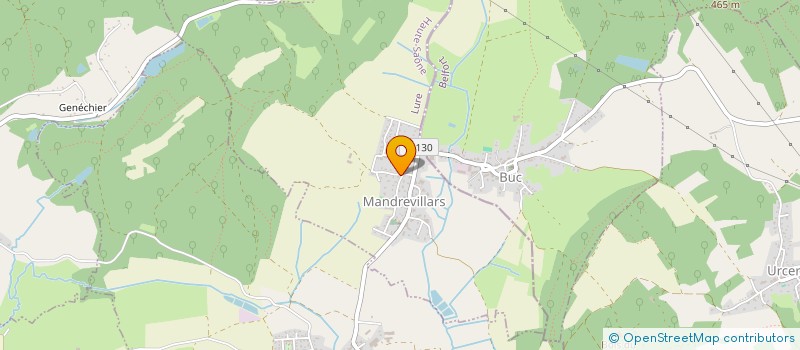 localisation de l'entreprise MONSIEUR NICOLAS ALBINET  MANDREVILLARS