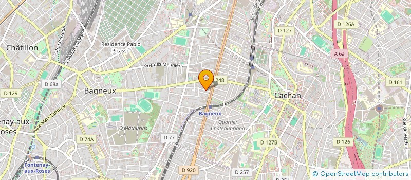 localisation de l'entreprise MONSIEUR NICOLAS ALECHINSKY à BAGNEUX