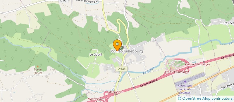 localisation de l'entreprise MONSIEUR NICOLAS ALEU  PONLAT-TAILLEBOURG