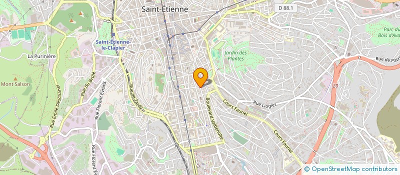 localisation de l'entreprise MONSIEUR NICOLAS ALEXANDRE  SAINT-ETIENNE