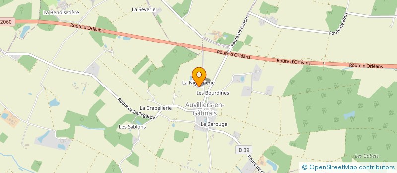 localisation de l'entreprise MONSIEUR NICOLAS ALIX à AUVILLIERS-EN-GATINAIS