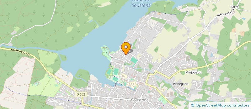 localisation de l'entreprise MONSIEUR NICOLAS ALLEMAN  SOUSTONS