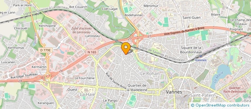 localisation de l'entreprise MONSIEUR NICOLAS ALLIOUX à VANNES