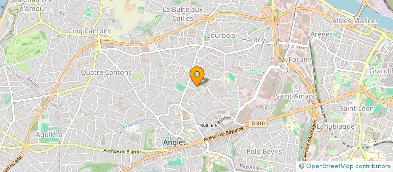 localisation de l'entreprise MONSIEUR NICOLAS ALVES  ANGLET