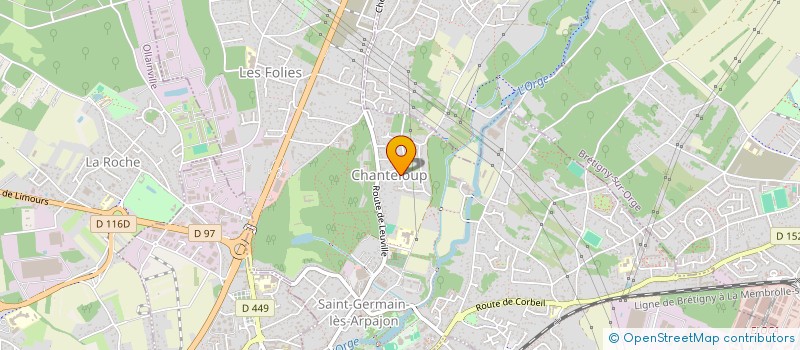 localisation de l'entreprise MONSIEUR NICOLAS ALVES  BRIERES-LES-SCELLES