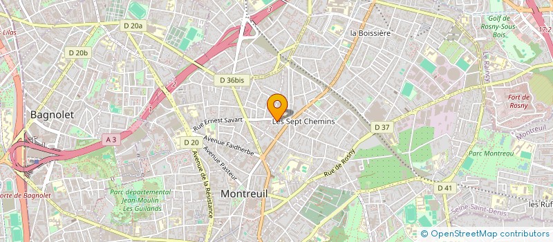 localisation de l'entreprise MONSIEUR NICOLAS AMAR à MONTREUIL