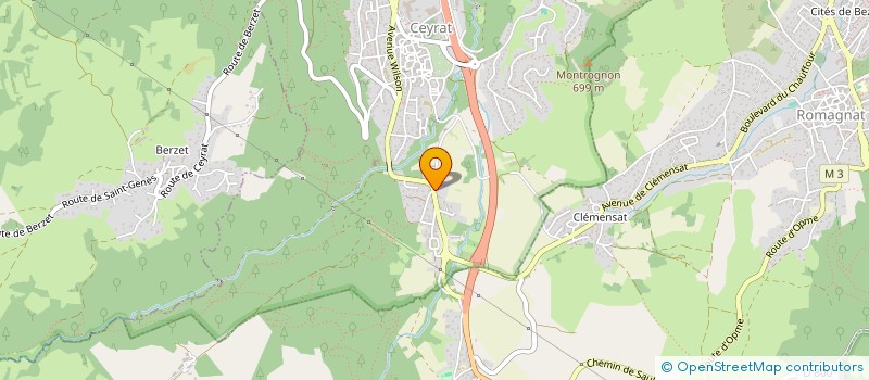 localisation de l'entreprise MONSIEUR NICOLAS AMBLARD  CEYRAT