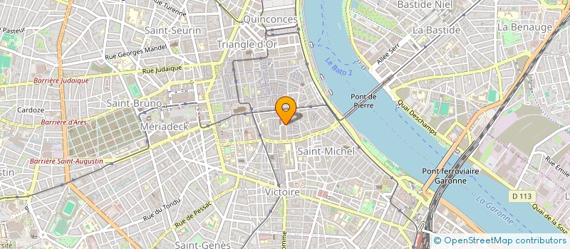 localisation de l'entreprise MONSIEUR NICOLAS AMELINEAU  BORDEAUX