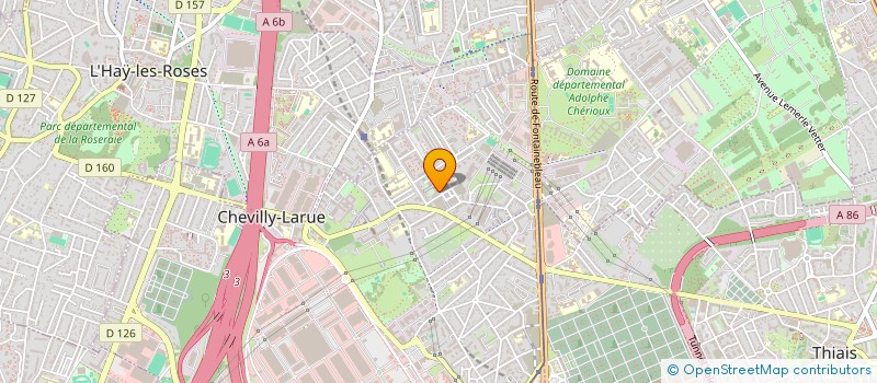 localisation de l'entreprise MONSIEUR NICOLAS AMIRAT  CHEVILLY-LARUE