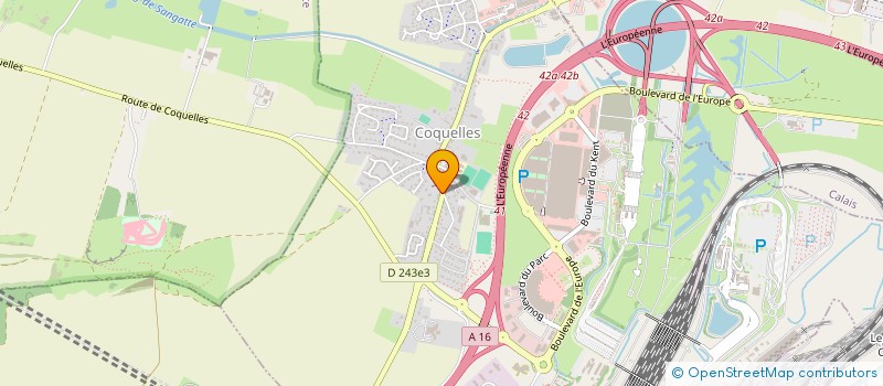 localisation de l'entreprise MONSIEUR NICOLAS ANCELE  COQUELLES