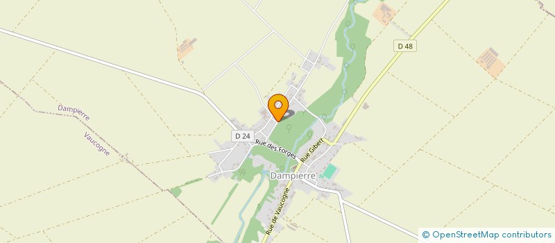 localisation de l'entreprise MONSIEUR NICOLAS ANCELET  DAMPIERRE