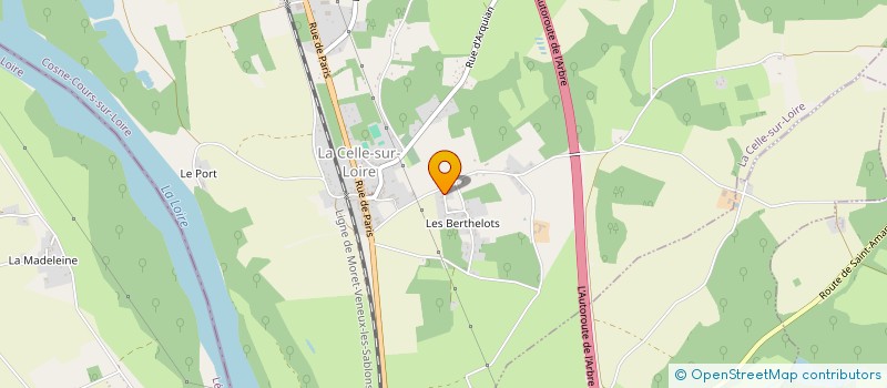 localisation de l'entreprise MONSIEUR NICOLAS ANDRADE  LA CELLE-SUR-LOIRE