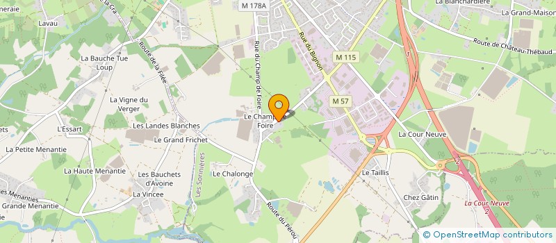 localisation de l'entreprise MONSIEUR NICOLAS ANDRAUD  LES SORINIERES