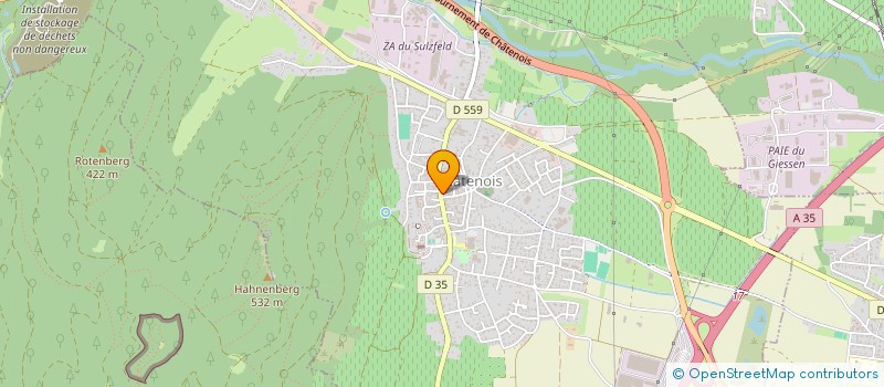 localisation de l'entreprise MONSIEUR NICOLAS ANDRES  CHATENOIS