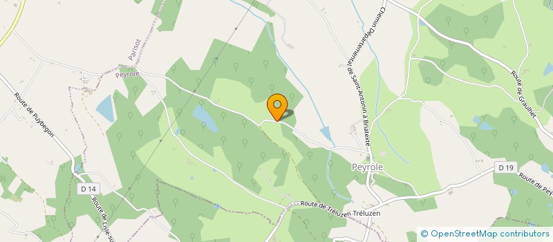 localisation de l'entreprise MONSIEUR NICOLAS ANDRIEU  PEYROLE