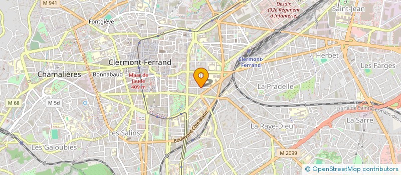 localisation de l'entreprise MONSIEUR NICOLAS ANDRIEUX  CLERMONT-FERRAND