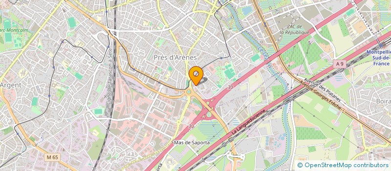 localisation de l'entreprise MONSIEUR NICOLAS ANDROVITS à MONTPELLIER