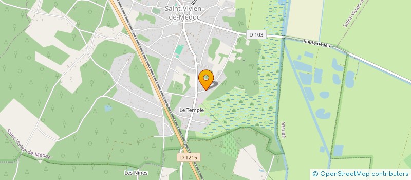 localisation de l'entreprise MONSIEUR NICOLAS ANGELIER  SAINT-VIVIEN-DE-MEDOC