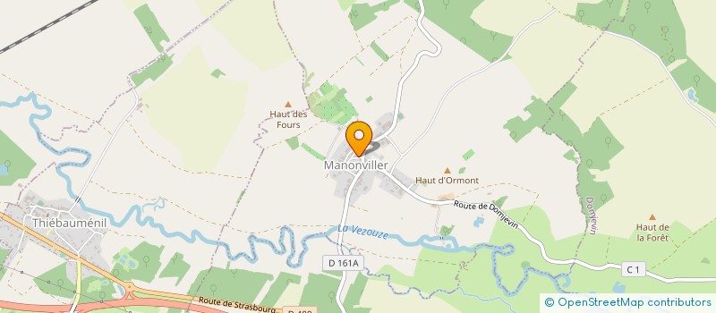localisation de l'entreprise MONSIEUR NICOLAS ANGIONI  MANONVILLER