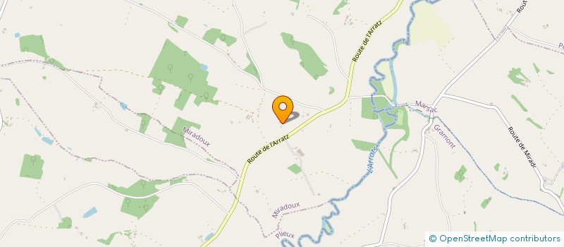 localisation de l'entreprise MONSIEUR NICOLAS ANGLESIO  MIRADOUX