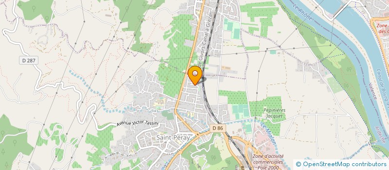 localisation de l'entreprise MONSIEUR NICOLAS ANJOUY  SOYONS