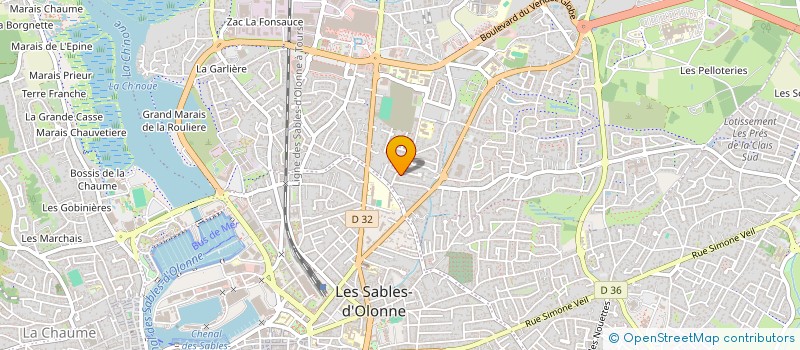 localisation de l'entreprise MONSIEUR NICOLAS ANKILBEAU à LES SABLES D'OLONNE