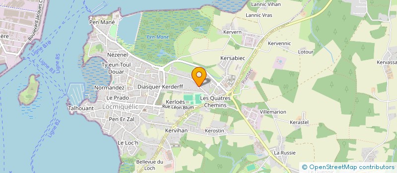 localisation de l'entreprise MONSIEUR NICOLAS ANNEZO  LOCMIQUELIC