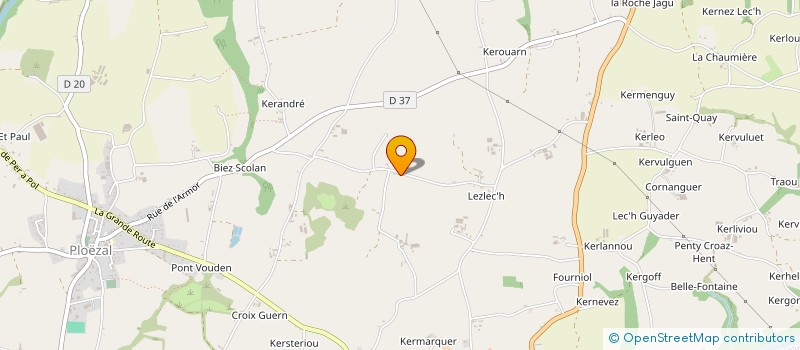 localisation de l'entreprise MONSIEUR NICOLAS ANTHOINE  PLOEZAL