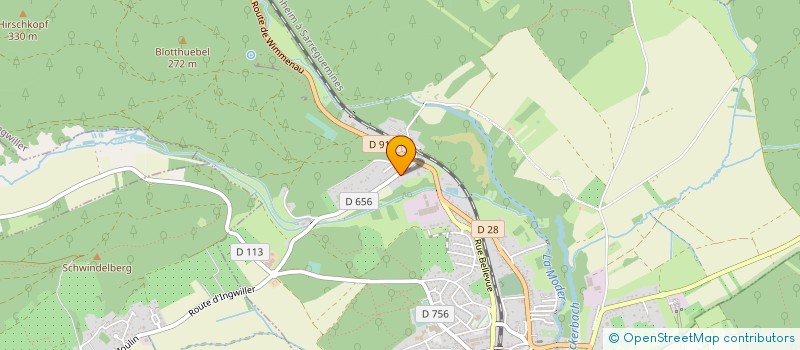 localisation de l'entreprise MONSIEUR NICOLAS ANTIN  INGWILLER