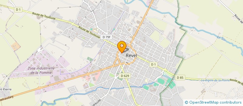 localisation de l'entreprise MONSIEUR NICOLAS ANTONIOTTI à REVEL