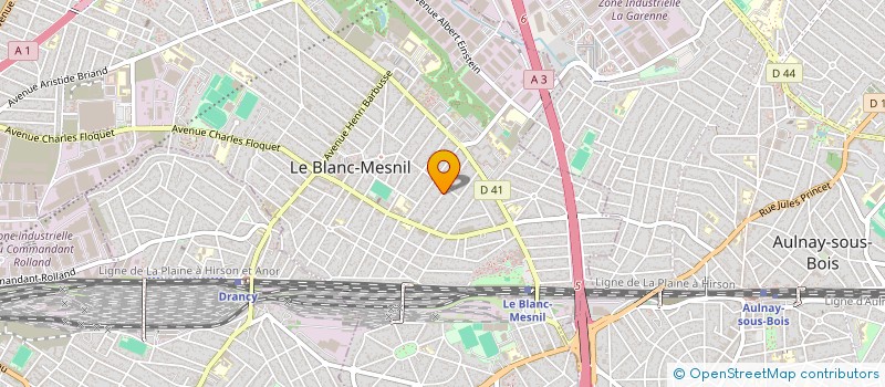 localisation de l'entreprise MONSIEUR NICOLAS ARAUJO à LE BLANC-MESNIL