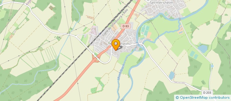 localisation de l'entreprise MONSIEUR NICOLAS ARBOGAST  KOGENHEIM