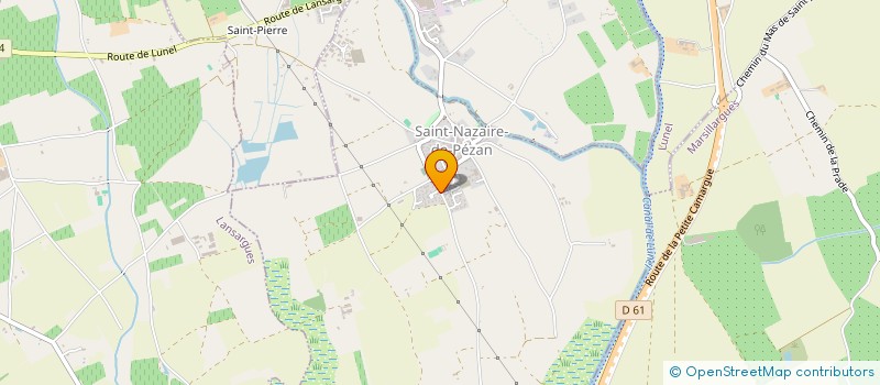 localisation de l'entreprise MONSIEUR NICOLAS ARBONNIER  SAINT-NAZAIRE-DE-PEZAN