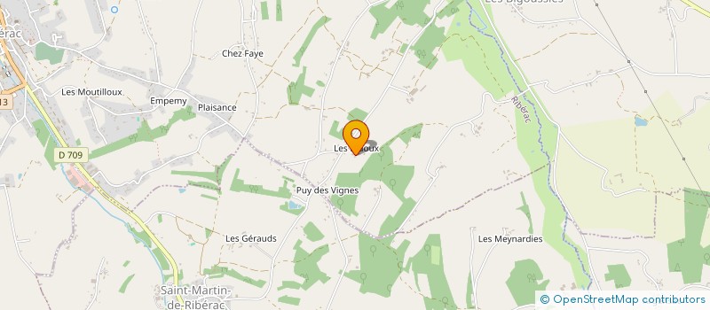 localisation de l'entreprise MONSIEUR NICOLAS ARCHAT  RIBERAC