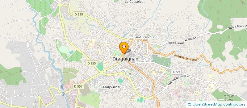 localisation de l'entreprise MONSIEUR NICOLAS ARMENTIER  DRAGUIGNAN