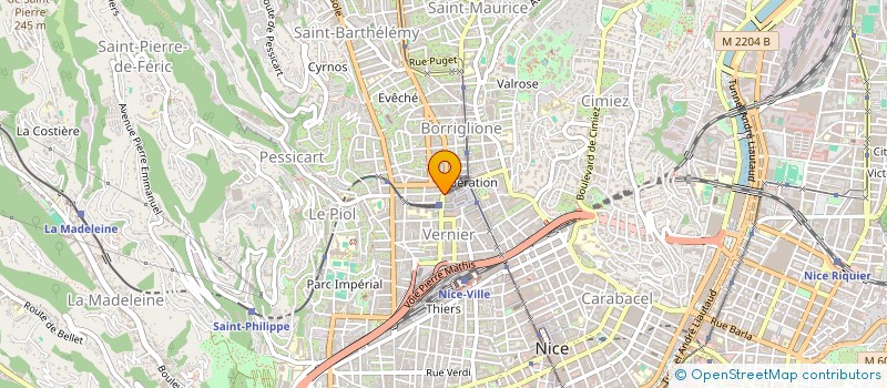 localisation de l'entreprise MONSIEUR NICOLAS ARNAUD à NICE