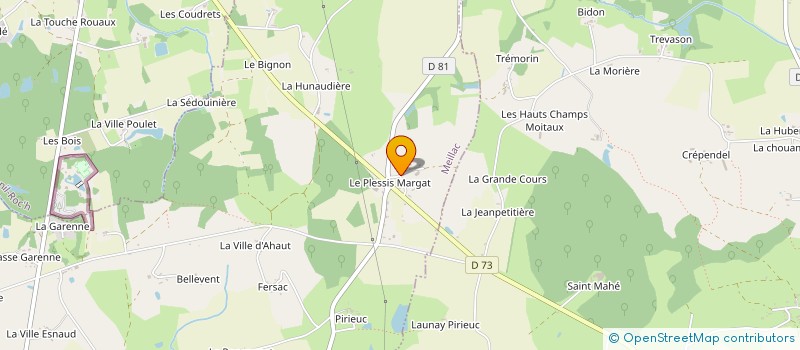 localisation de l'entreprise MONSIEUR NICOLAS ARNAUD  MEILLAC