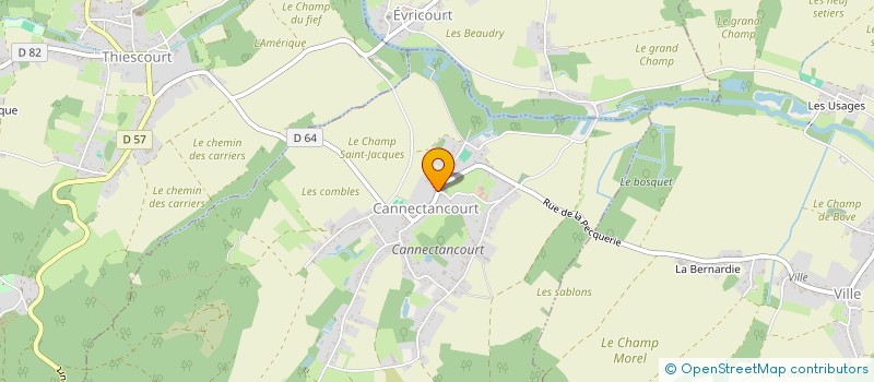 localisation de l'entreprise MONSIEUR NICOLAS ARNAUD  CANNECTANCOURT