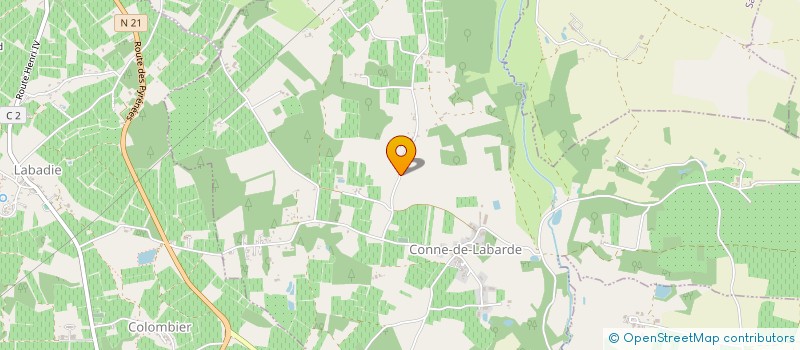localisation de l'entreprise MONSIEUR NICOLAS ARNAUD  CONNE-DE-LABARDE