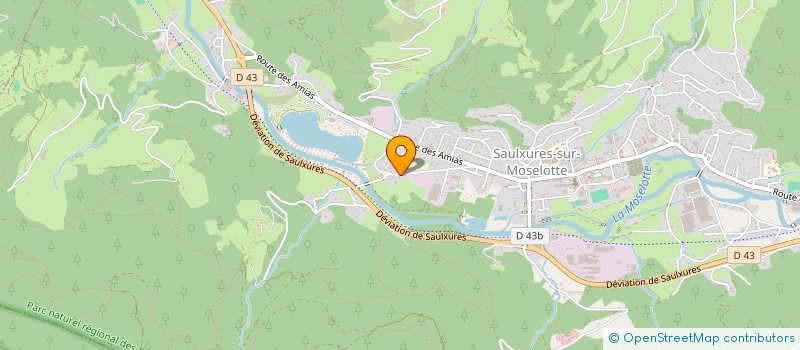 localisation de l'entreprise MONSIEUR NICOLAS ARNOULD  SAULXURES-SUR-MOSELOTTE