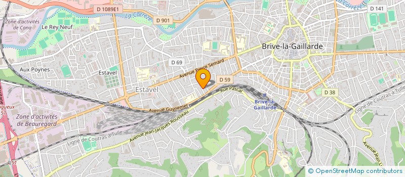 localisation de l'entreprise MONSIEUR NICOLAS ASSAILLY  BRIVE-LA-GAILLARDE