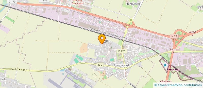 localisation de l'entreprise MONSIEUR NICOLAS ASSANI  CARPIQUET