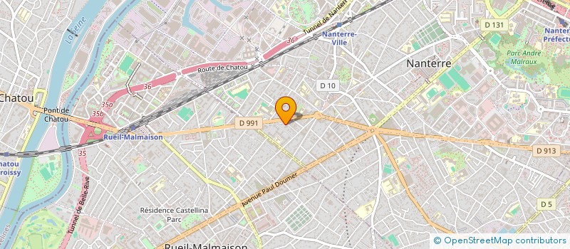 localisation de l'entreprise MONSIEUR NICOLAS ATTAL  NANTERRE