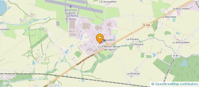 localisation de l'entreprise MONSIEUR NICOLAS AUBAIN à LA ROCHE-SUR-YON