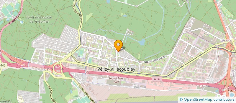 localisation de l'entreprise MONSIEUR NICOLAS AUBIN à VELIZY-VILLACOUBLAY