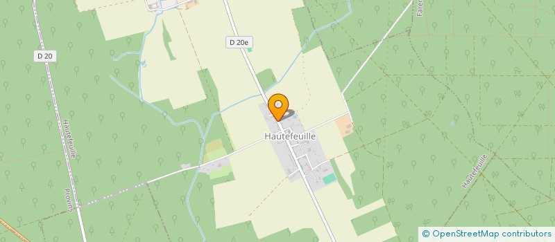 localisation de l'entreprise MONSIEUR NICOLAS AUBRUN  HAUTEFEUILLE