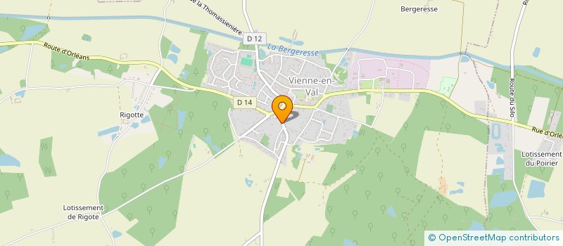 localisation de l'entreprise MONSIEUR NICOLAS AUCHERE  VIENNE-EN-VAL