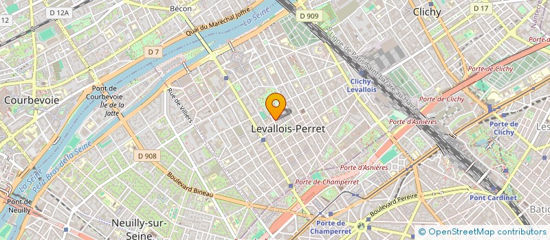 localisation de l'entreprise MONSIEUR NICOLAS AUCLAIR à LEVALLOIS-PERRET